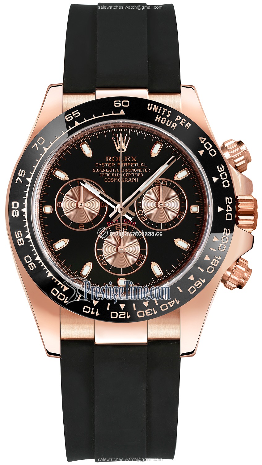 116515LN Black and Pink Oysterflex Rolex Cosmograph Daytona Everose Gold Mens Watch 116515LN Black and Pink Oysterflex Rolex Cosmograph Daytona Everose Gold Mens Watch